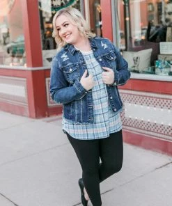 No Ship Drop Ship Best Friends For Life Denim Jacket Tops