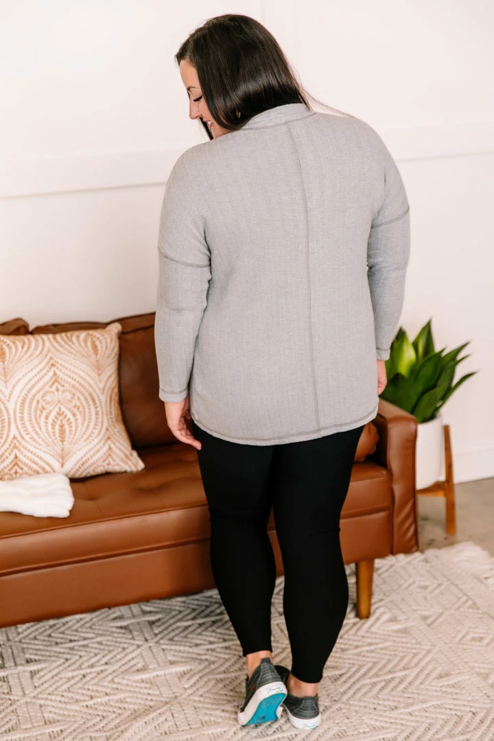 No Ship Drop Ship Apparel Face To Face Mock Neck Turtleneck In Granite 10 No Ship Drop Ship Apparel Face To Face Mock Neck Turtleneck In Granite