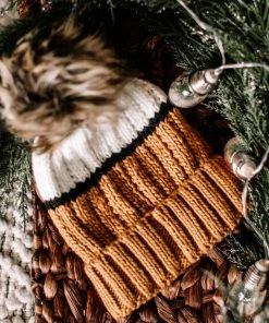 No Ship Drop Ship You Hat Me At Hello In Gold, Ivory & Black Apparel