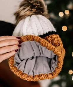 No Ship Drop Ship You Hat Me At Hello In Gold, Ivory & Black Apparel