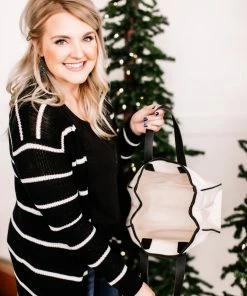 No Ship Drop Ship Apparel Santa Baby Canvas Tote