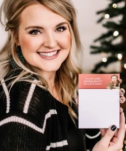 No Ship Drop Ship It's Not Really Drinking Alone If The Cat Is Home Notepad Apparel