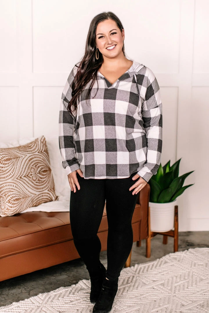 No Ship Drop Ship Weather The Storm Hooded Top In Charcoal + Ivory 1 No Ship Drop Ship Weather The Storm Hooded Top In Charcoal + Ivory