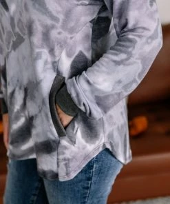 No Ship Drop Ship Apparel Hidden Agenda Top In Slate