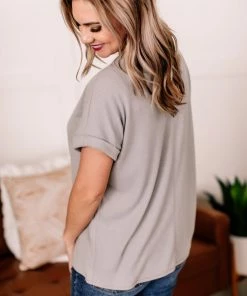 No Ship Drop Ship Apparel Ray Of Light Tee In Morning Dove