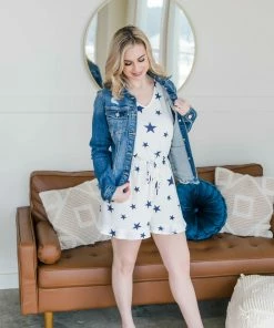 No Ship Drop Ship Apparel When The Stars Go Blue Romper 20 No Ship Drop Ship Apparel When The Stars Go Blue Romper