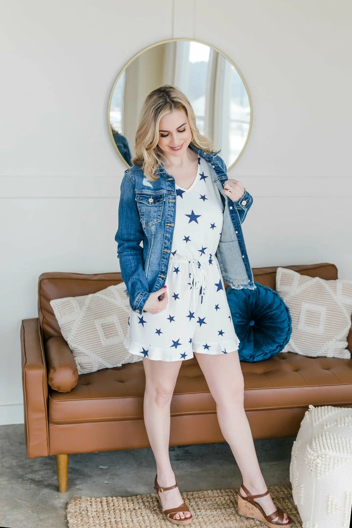 No Ship Drop Ship Apparel When The Stars Go Blue Romper 8 No Ship Drop Ship Apparel When The Stars Go Blue Romper