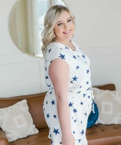 No Ship Drop Ship Apparel When The Stars Go Blue Romper 25 No Ship Drop Ship Apparel When The Stars Go Blue Romper