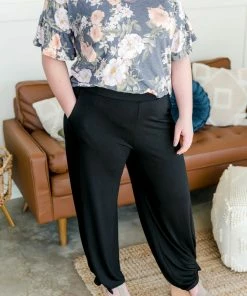 No Ship Drop Ship Split The Difference Side Tie Pants