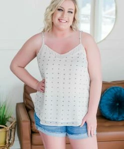 No Ship Drop Ship Stars In Your Eyes Cami In Stone