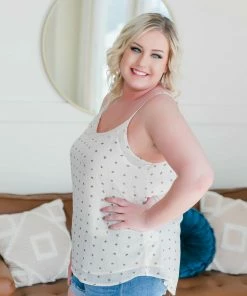 No Ship Drop Ship Stars In Your Eyes Cami In Stone