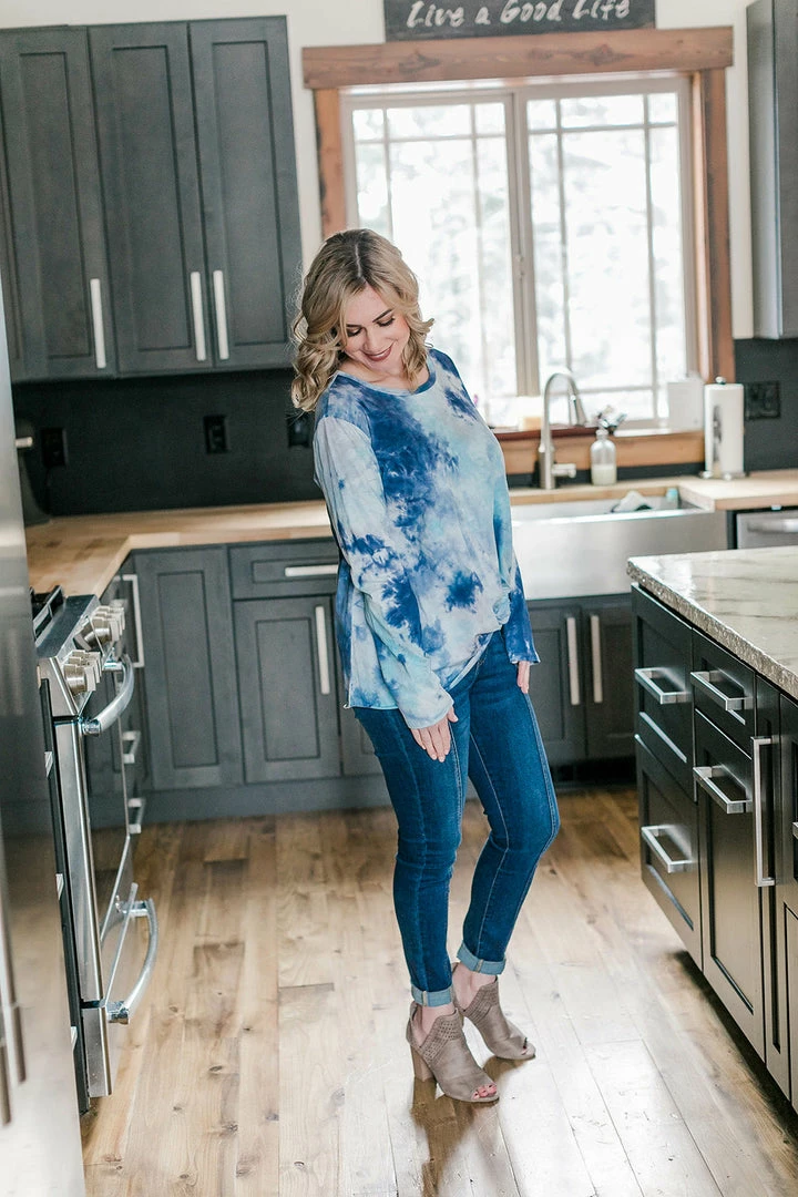 No Ship Drop Ship With A Twist Top In Blue 1 No Ship Drop Ship With A Twist Top In Blue