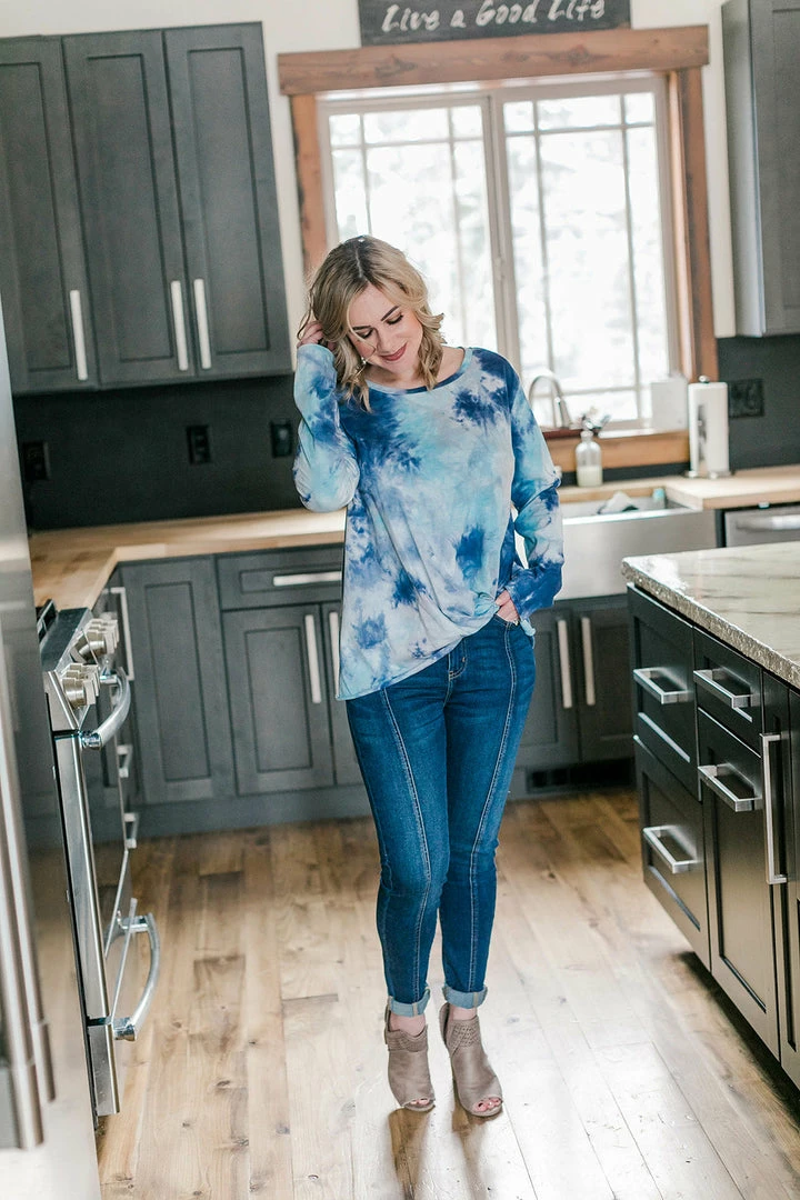 No Ship Drop Ship With A Twist Top In Blue 3 No Ship Drop Ship With A Twist Top In Blue