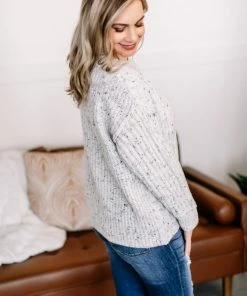 No Ship Drop Ship Apparel In Good Company Speckled Sweater