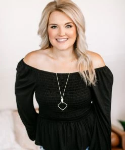 No Ship Drop Ship Apparel Watch Your Every Move Top In Black