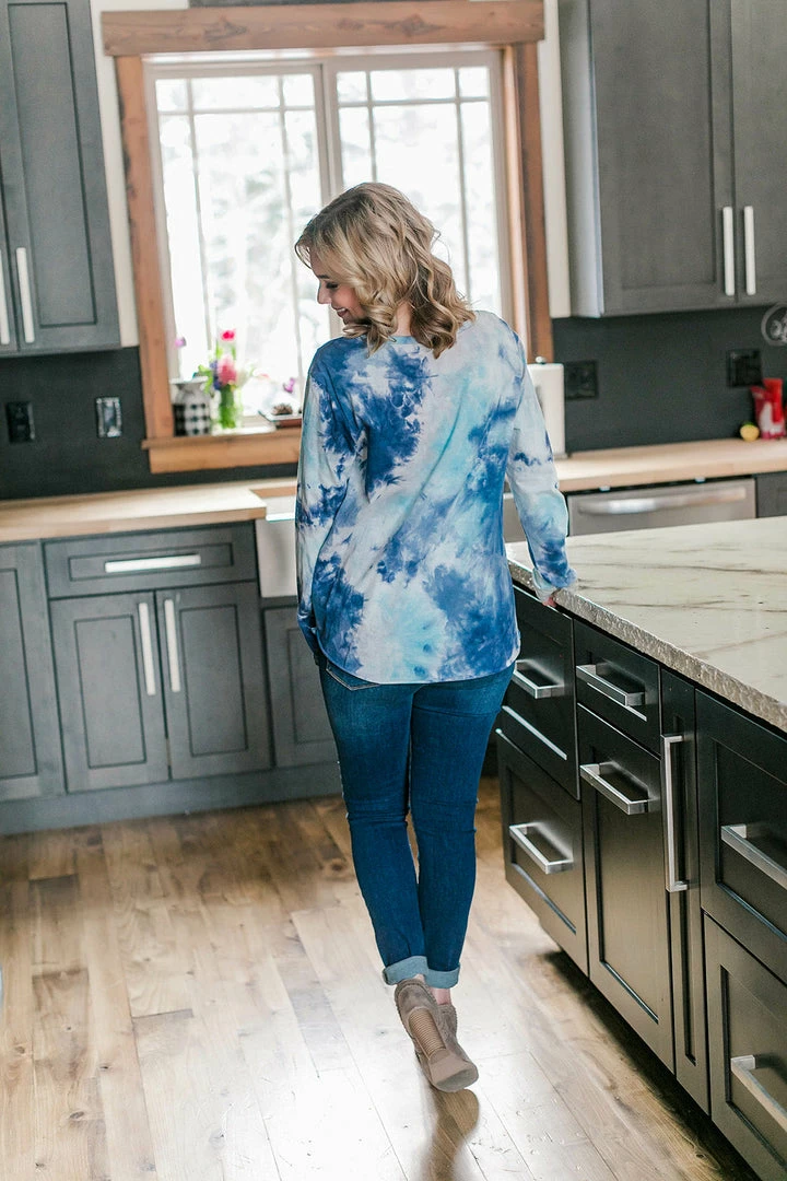 No Ship Drop Ship With A Twist Top In Blue 5 No Ship Drop Ship With A Twist Top In Blue