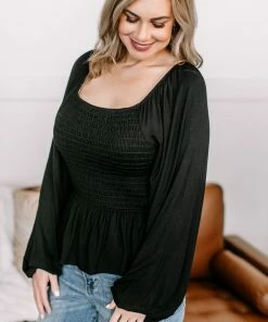 No Ship Drop Ship Apparel Watch Your Every Move Top In Black