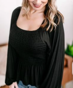 No Ship Drop Ship Apparel Watch Your Every Move Top In Black