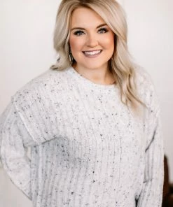 No Ship Drop Ship Apparel In Good Company Speckled Sweater