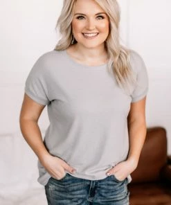 No Ship Drop Ship Apparel Ray Of Light Tee In Morning Dove