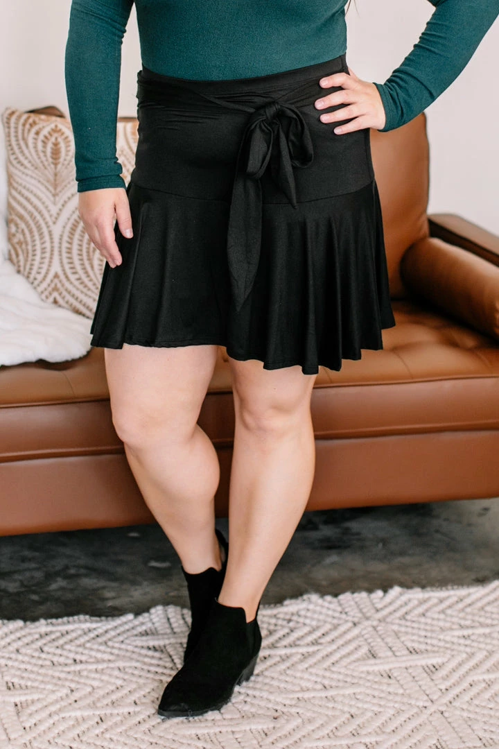 No Ship Drop Ship GHG- Shop Singles Hips Don't Lie Black Skort (GHG-S) 1 No Ship Drop Ship GHG- Shop Singles Hips Don't Lie Black Skort (GHG-S)