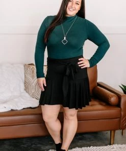 No Ship Drop Ship GHG- Shop Singles Hips Don't Lie Black Skort (GHG-S)