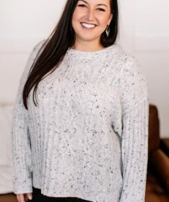 No Ship Drop Ship Apparel In Good Company Speckled Sweater