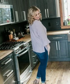 No Ship Drop Ship Sweetness And Light Top In Soft Lavender