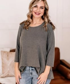 No Ship Drop Ship Don't Look Back Detail Top Apparel