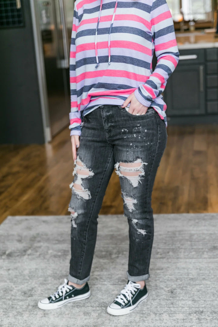 No Ship Drop Ship Judy Blue Bleach Splash Boyfriend Jeans In Gray 1 No Ship Drop Ship Judy Blue Bleach Splash Boyfriend Jeans In Gray