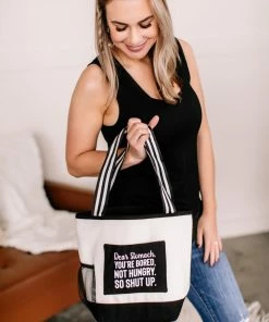 No Ship Drop Ship Apparel Dear Stomach Insulated Lunch Tote 8 No Ship Drop Ship Apparel Dear Stomach Insulated Lunch Tote