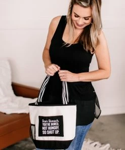 No Ship Drop Ship Apparel Dear Stomach Insulated Lunch Tote 9 No Ship Drop Ship Apparel Dear Stomach Insulated Lunch Tote