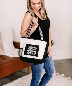 No Ship Drop Ship Apparel Dear Stomach Insulated Lunch Tote