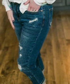 No Ship Drop Ship Crop It Like It's Hot Judy Blue Denim Capri Jeans