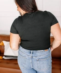 No Ship Drop Ship Apparel The Have It All Bodysuit In Black