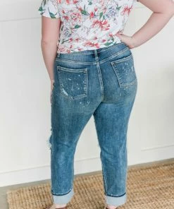 No Ship Drop Ship Apparel The Boy Is Mine Judy Blue Boyfriend Jeans