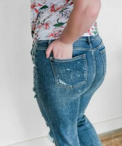 No Ship Drop Ship Apparel The Boy Is Mine Judy Blue Boyfriend Jeans