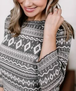 No Ship Drop Ship Read The Fine Print Aztec Top Apparel