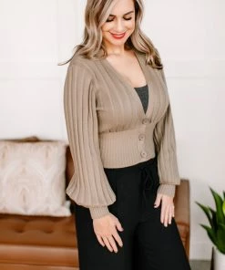 No Ship Drop Ship Turn Back Time Cardigan In Tavern Apparel