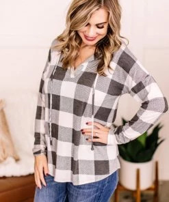 No Ship Drop Ship Weather The Storm Hooded Top In Charcoal + Ivory 14 No Ship Drop Ship Weather The Storm Hooded Top In Charcoal + Ivory