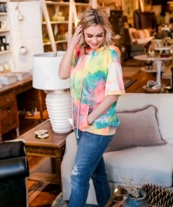 No Ship Drop Ship Disco Life Tie Dye Sweatshirt