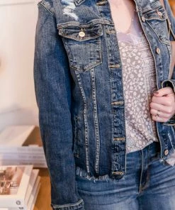 No Ship Drop Ship Best Friends For Life Denim Jacket Tops