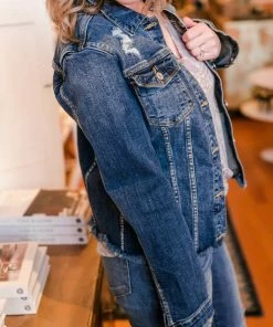 No Ship Drop Ship Best Friends For Life Denim Jacket Tops