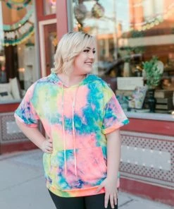 No Ship Drop Ship Disco Life Tie Dye Sweatshirt