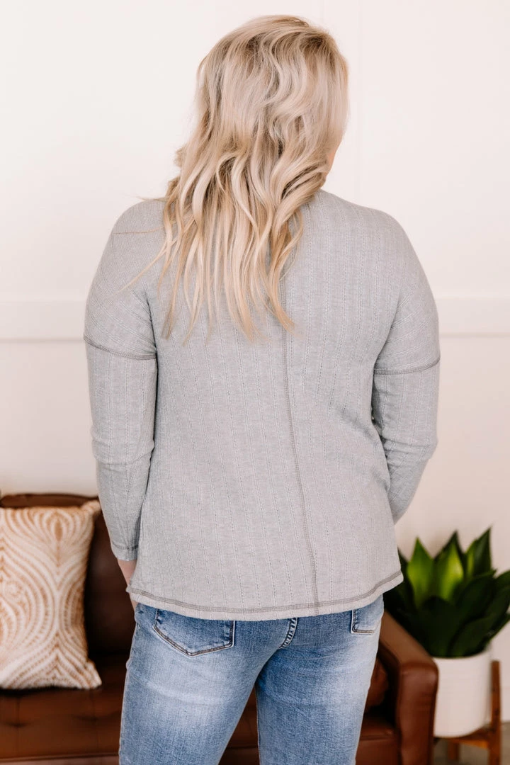 No Ship Drop Ship Apparel Face To Face Mock Neck Turtleneck In Granite 7 No Ship Drop Ship Apparel Face To Face Mock Neck Turtleneck In Granite