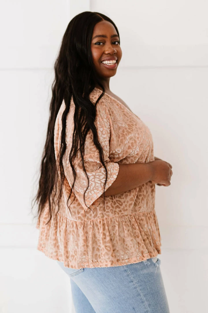 Trendsi Apparel Cheers To You Leopard Burnout Top 3 Trendsi Apparel Cheers To You Leopard Burnout Top