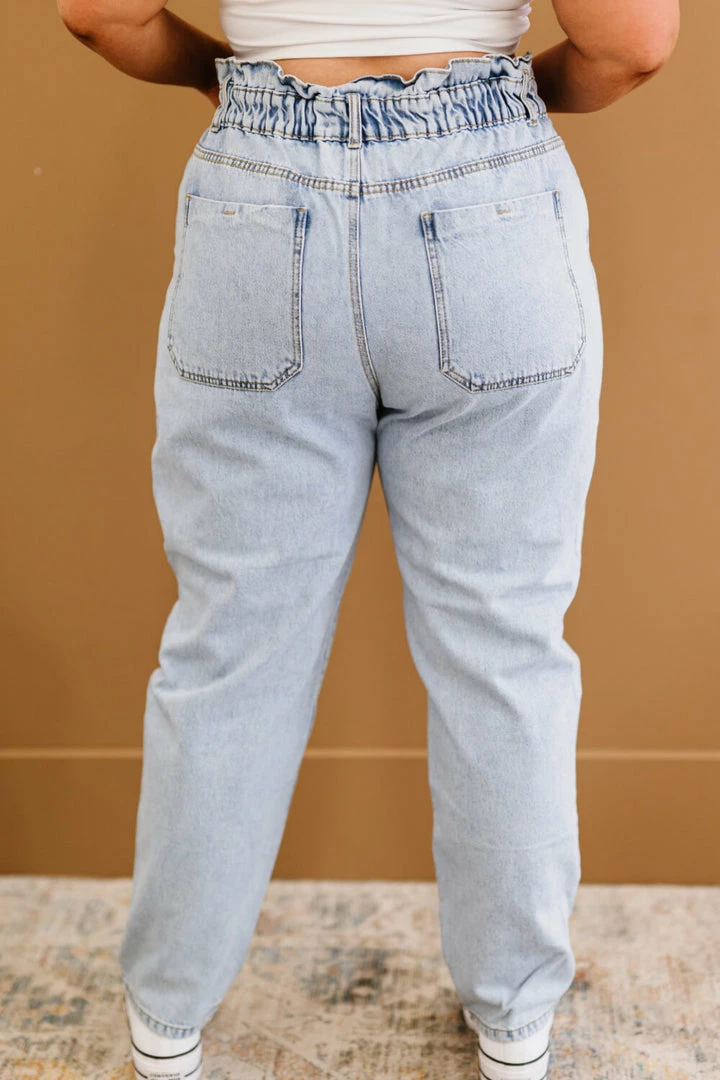 Trendsi Megan Paperbag Waist Barrel Jean Apparel 4 Trendsi Megan Paperbag Waist Barrel Jean Apparel