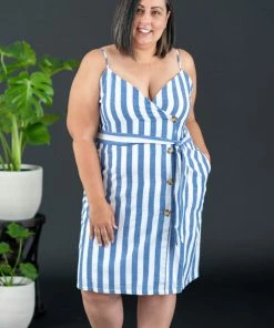 Trendsi Never Let Go Striped Sleeveless Dress (GHG-S)