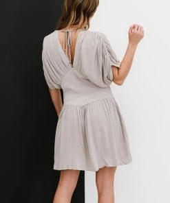 Trendsi Stay A Little Longer Pleated Mini Dress Apparel