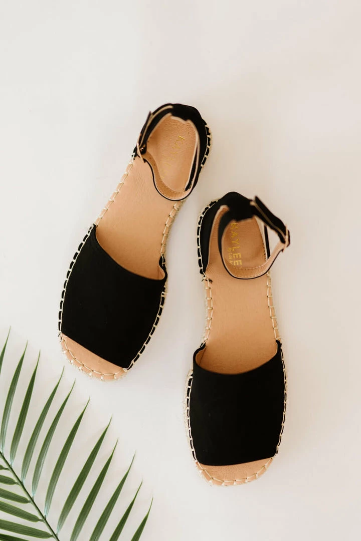 Trendsi Walking By Peep-Toe Espadrilles In Black Apparel 5 Trendsi Walking By Peep-Toe Espadrilles In Black Apparel